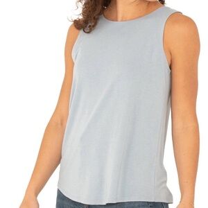 FREE FLY Cays Blue Bamboo Highline Women's Tank Top Size L | EUC